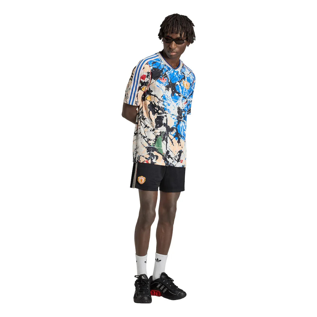 Manchester United X Stone Roses adidas Replica Jersey - Blue