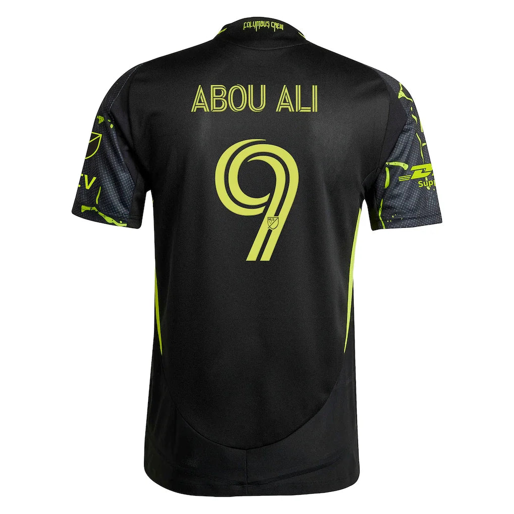Wessam Abou Ali Columbus Crew adidas 2025 The Goosebumps Kit On-Field Authentic Jersey – Black