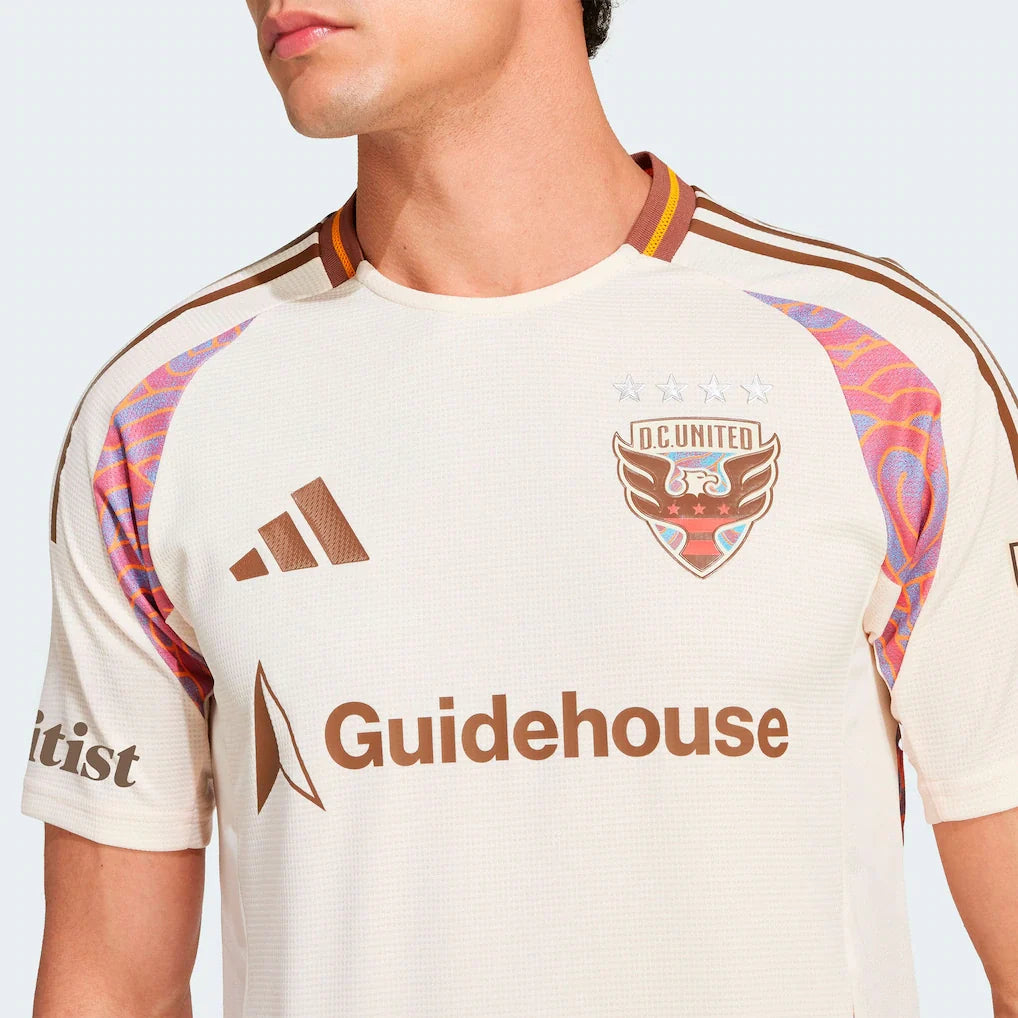 D.C. United adidas 2025 The Soul Kit On-Field Authentic Jersey - Natural