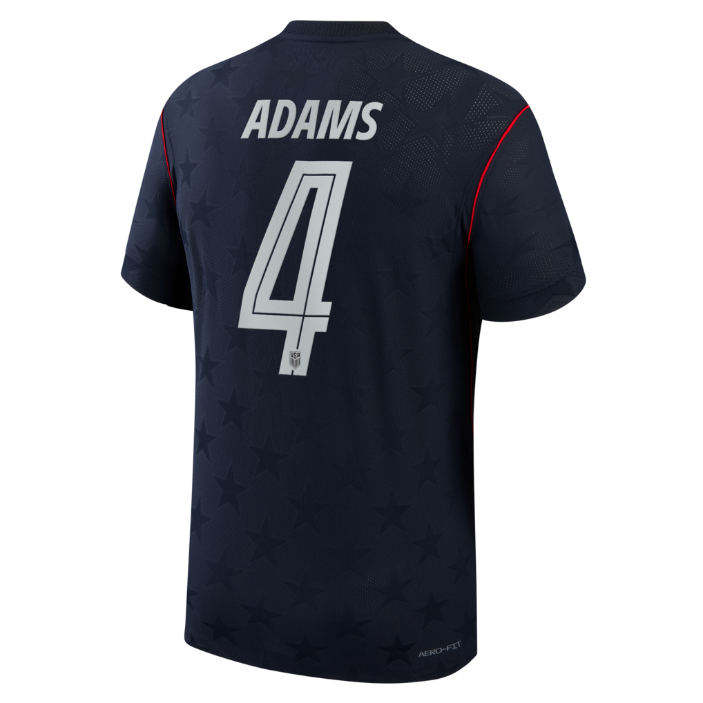 Tyler Adams USMNT Nike 2026 Away Match Authentic Jersey - Blue