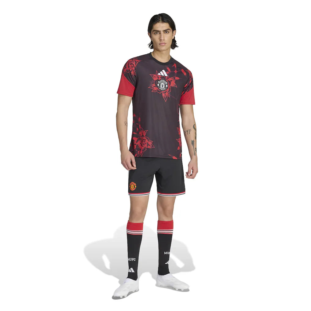 Manchester United adidas Home 2026/27 Pre-Match Top - Black