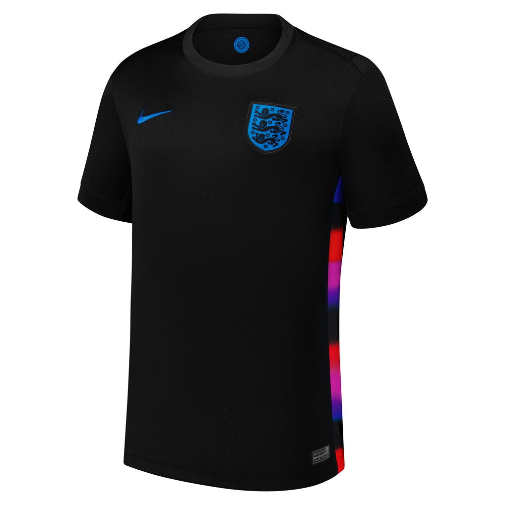 England Women's National Team Nike 2025/26 Away Replica Jersey - Black