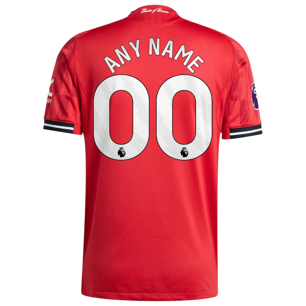 Manchester United adidas Home 2025/26 Custom Authentic Jersey - Red