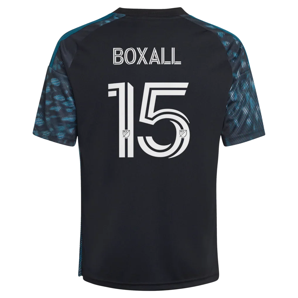 Michael Boxall Minnesota United FC adidas Youth 2026 The Decade Kit Replica Jersey - Black
