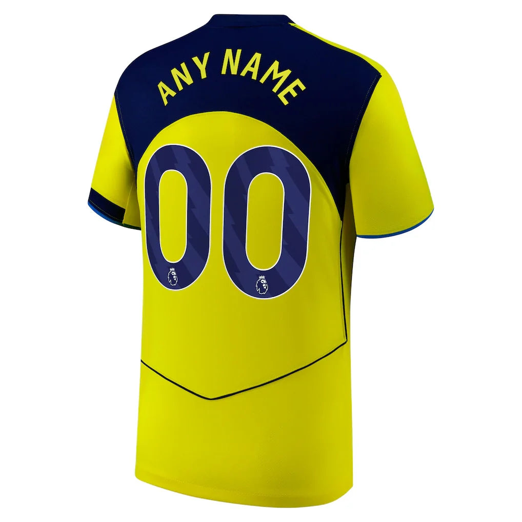 Tottenham Hotspur Nike 2025/26 Third Replica Custom Jersey - Yellow