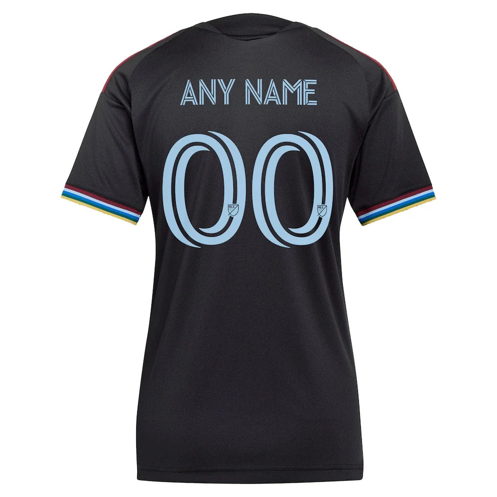 Colorado Rapids adidas Women's 2026 Colorful Colorado Replica Custom Jersey - Black