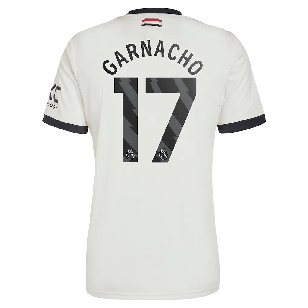 Alejandro Garnacho Manchester United adidas Originals  2024/25 Third Replica Jersey - Cream