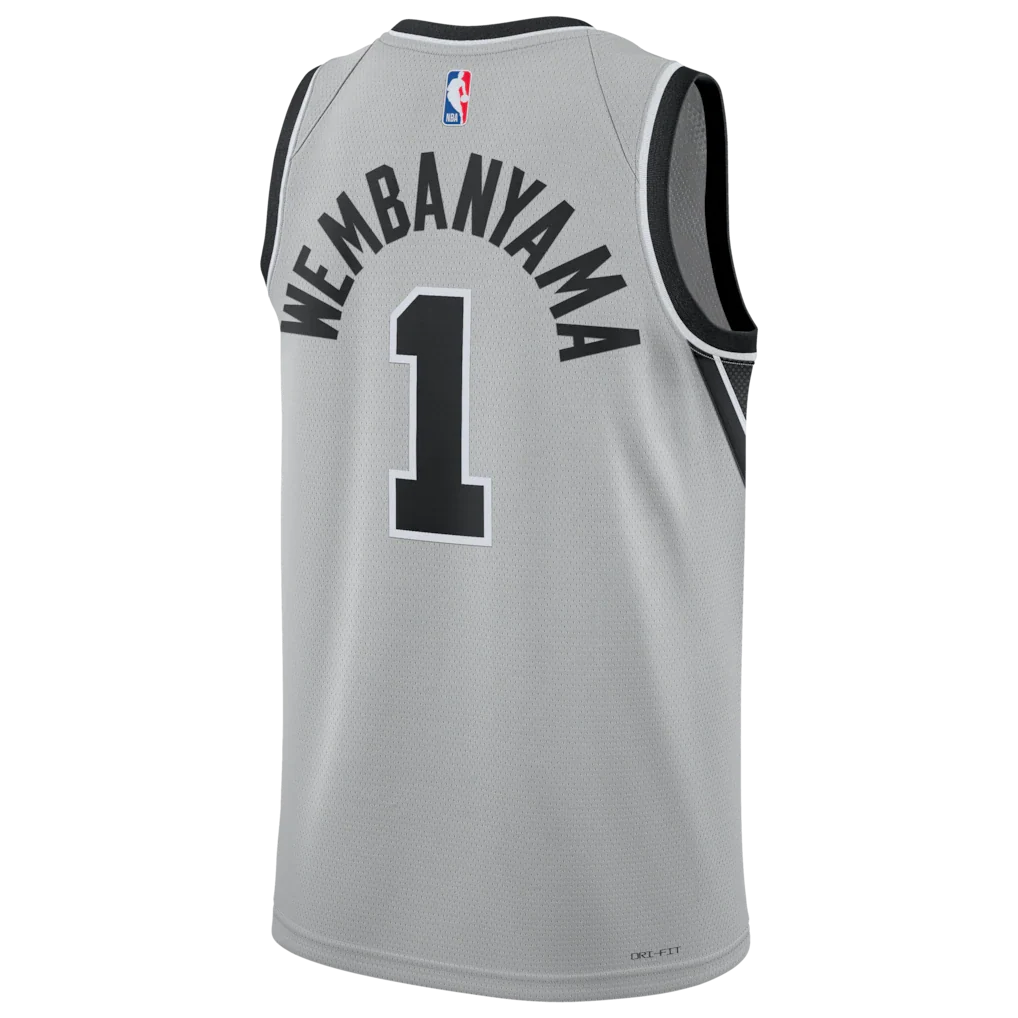 Victor Wembanyama San Antonio Spurs Jordan Brand Unisex  Swingman Jersey - Statement Edition - Silver