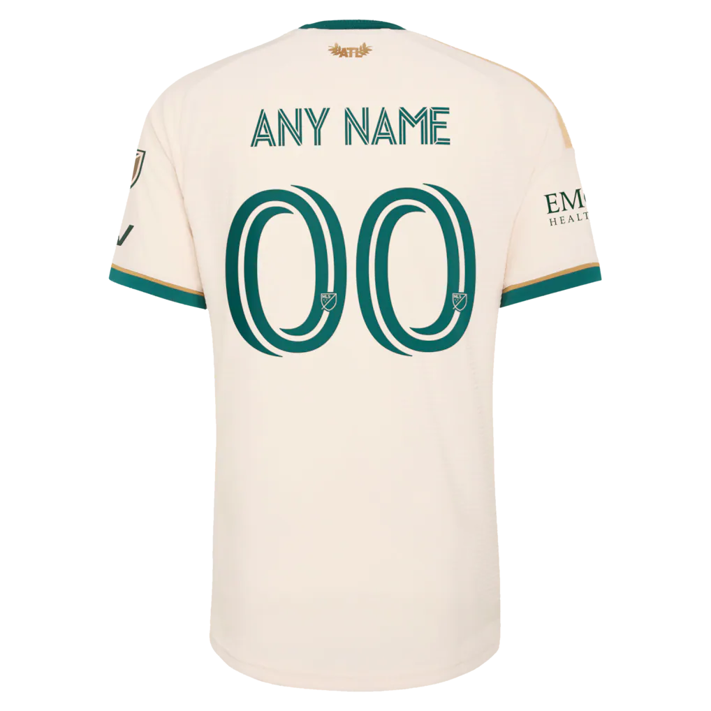 Atlanta United FC adidas 2026 Spirit Of '96 On-Field Authentic Patch Custom Jersey - Tan