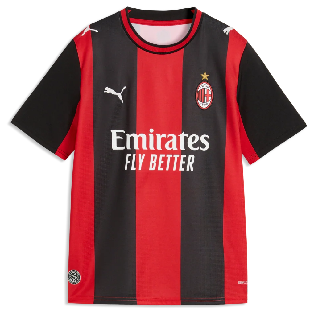 AC Milan Puma Youth 2026/27 Home Replica Jersey - Black/Red