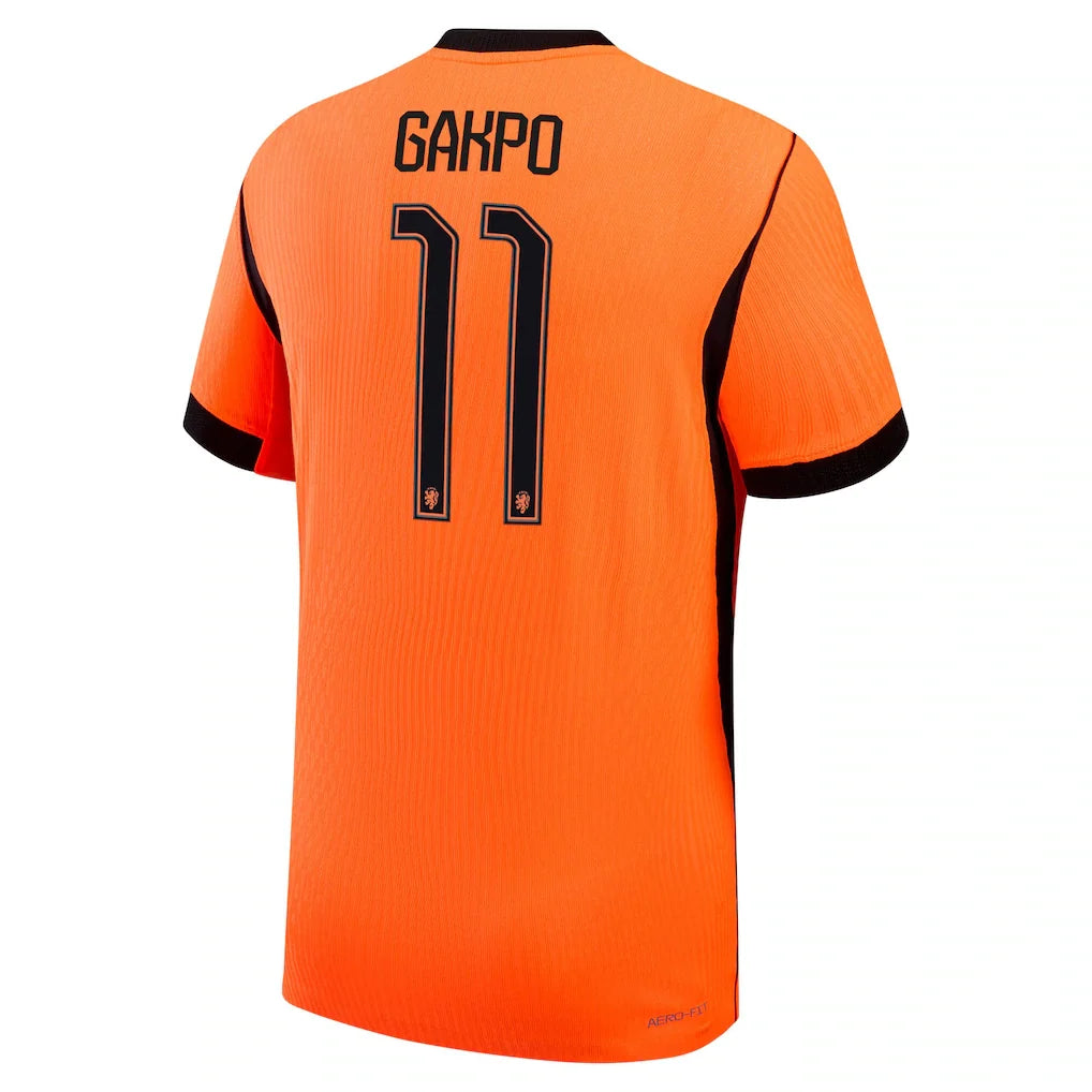 Cody Gakpo Netherlands National Team Nike 2026 Home Match Authentic Jersey - Orange