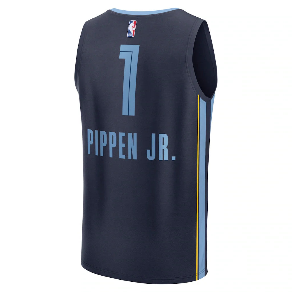 Scotty Pippen Jr. Memphis Grizzlies Fanatics Fast Break Replica Player Jersey - Icon Edition - Navy