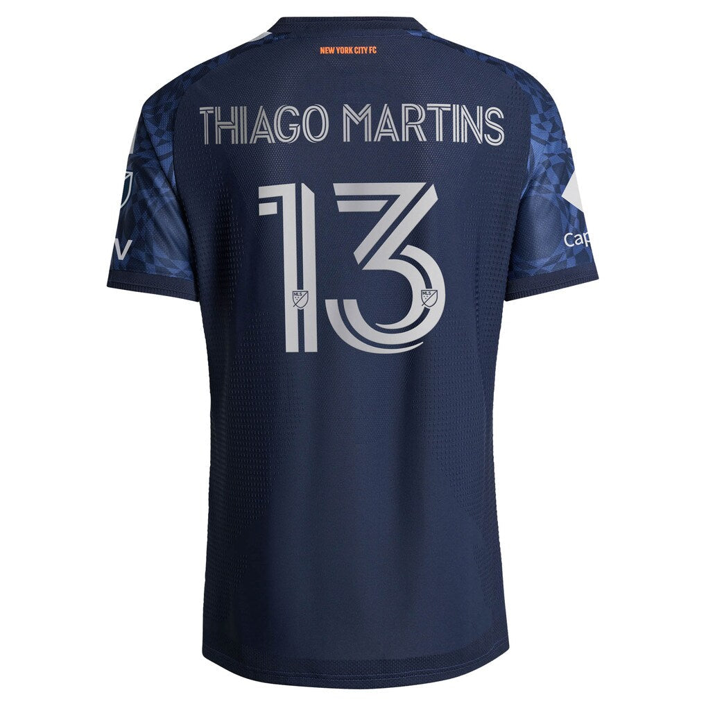 Thiago Martins New York City FC adidas 2026 The All Nations Kit On-Field Authentic Patch Jersey - Blue