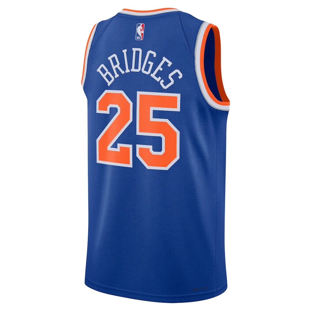 Mikal Bridges New York Knicks Nike Unisex 2024 Offseason Addition Nike Swingman Jersey - Blue