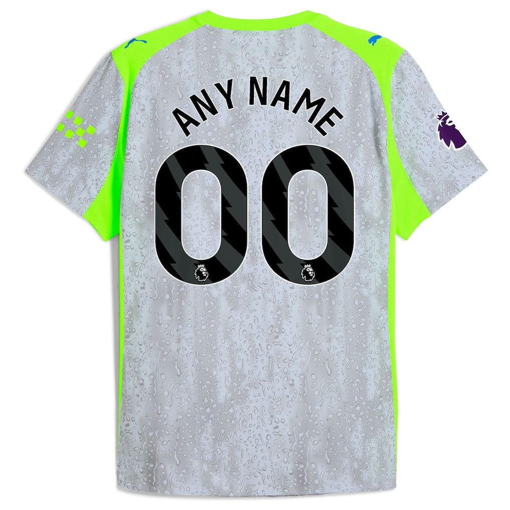 Manchester City Puma 2025/26 Third Authentic Custom Jersey - Green/Neon Green