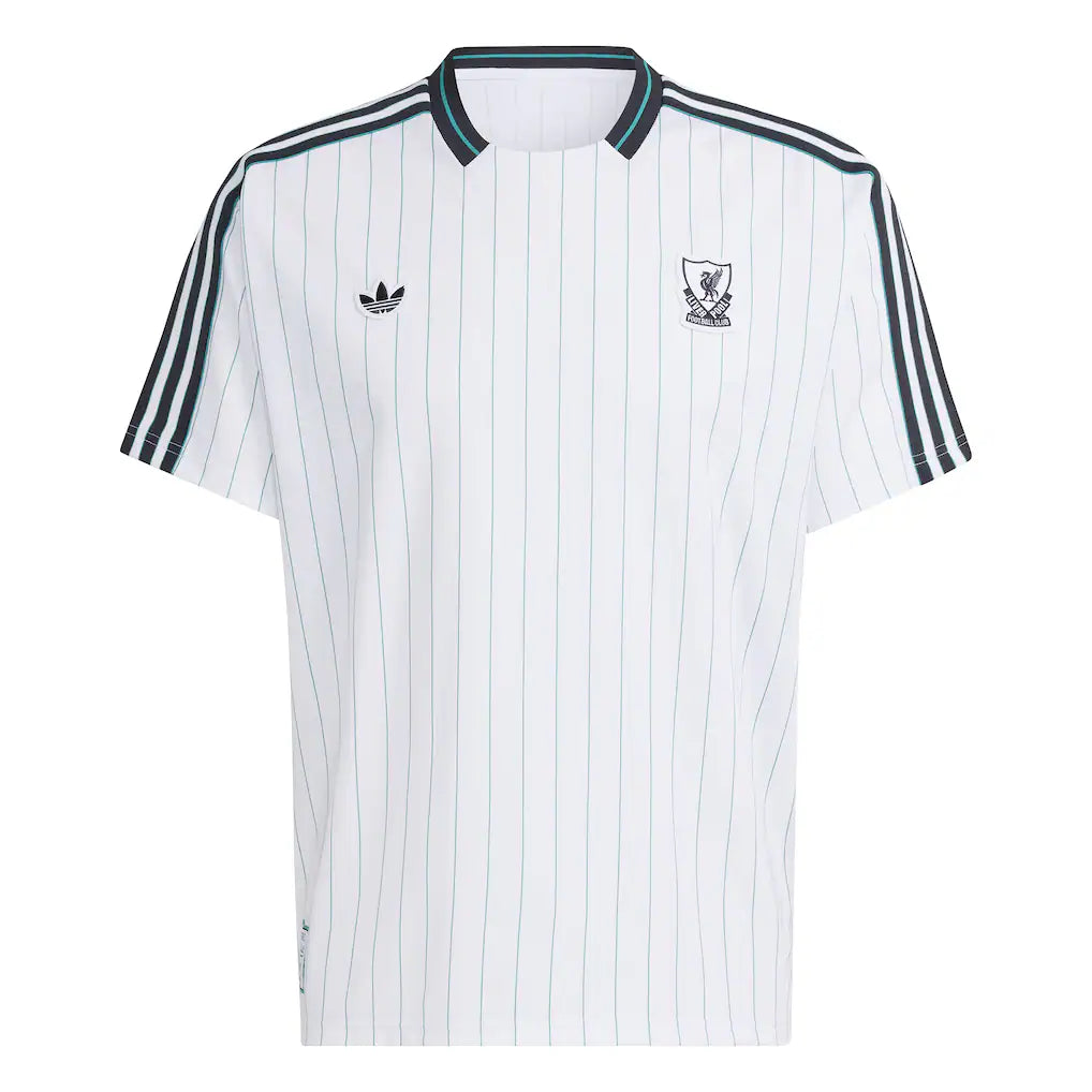 Liverpool adidas Terrace Icons Jersey - White
