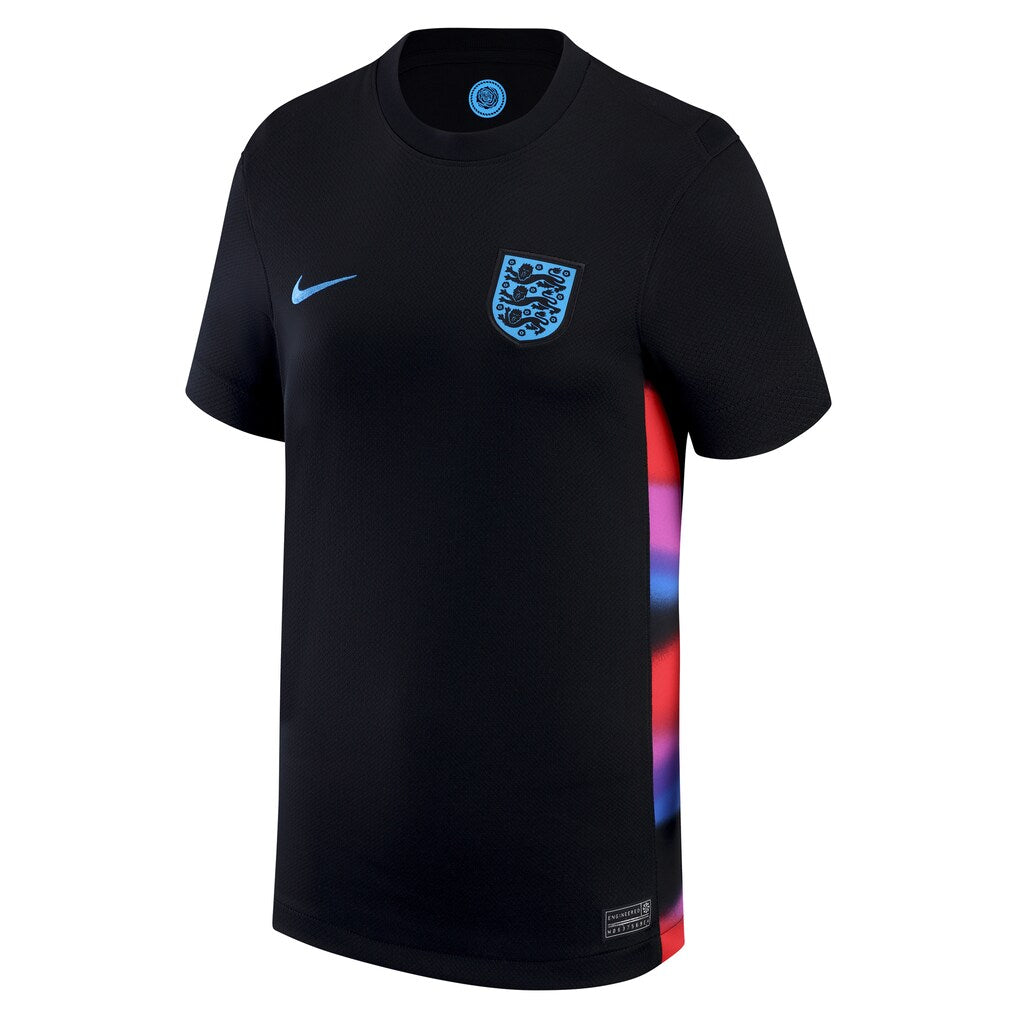 England Women's National Team Nike Women's 2025/26 Away Replica Jersey - Black