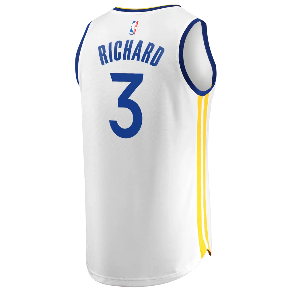 Will Richard Golden State Warriors Fanatics Fast Break Replica Jersey - White - Association Edition