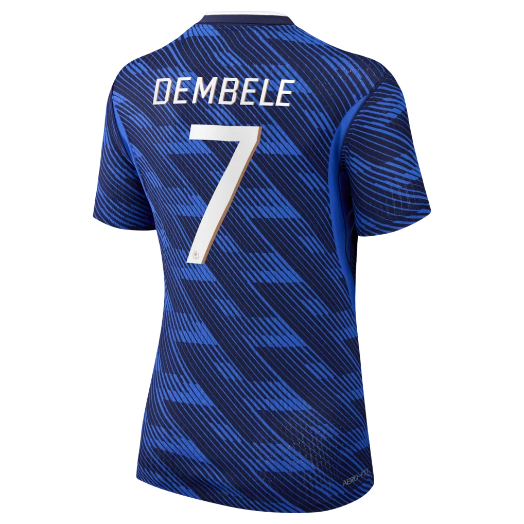 Ousmane Dembélé France National Team Nike Women's 2026 Home Match Authentic Jersey - Blue