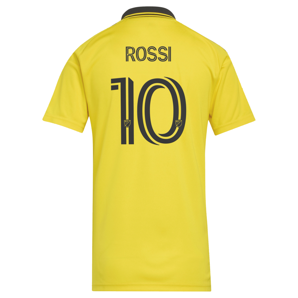Diego Rossi Columbus Crew adidas Women's 2026 The Crafted for Excellence Kit Replica Jersey - Yellow