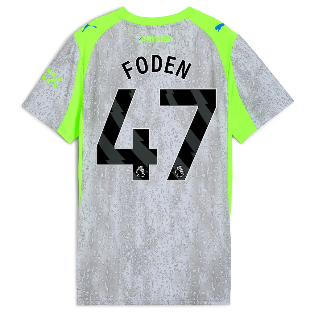 Manchester City Puma Women's 2025/26 Third Replica Jersey - Green/Neon Green