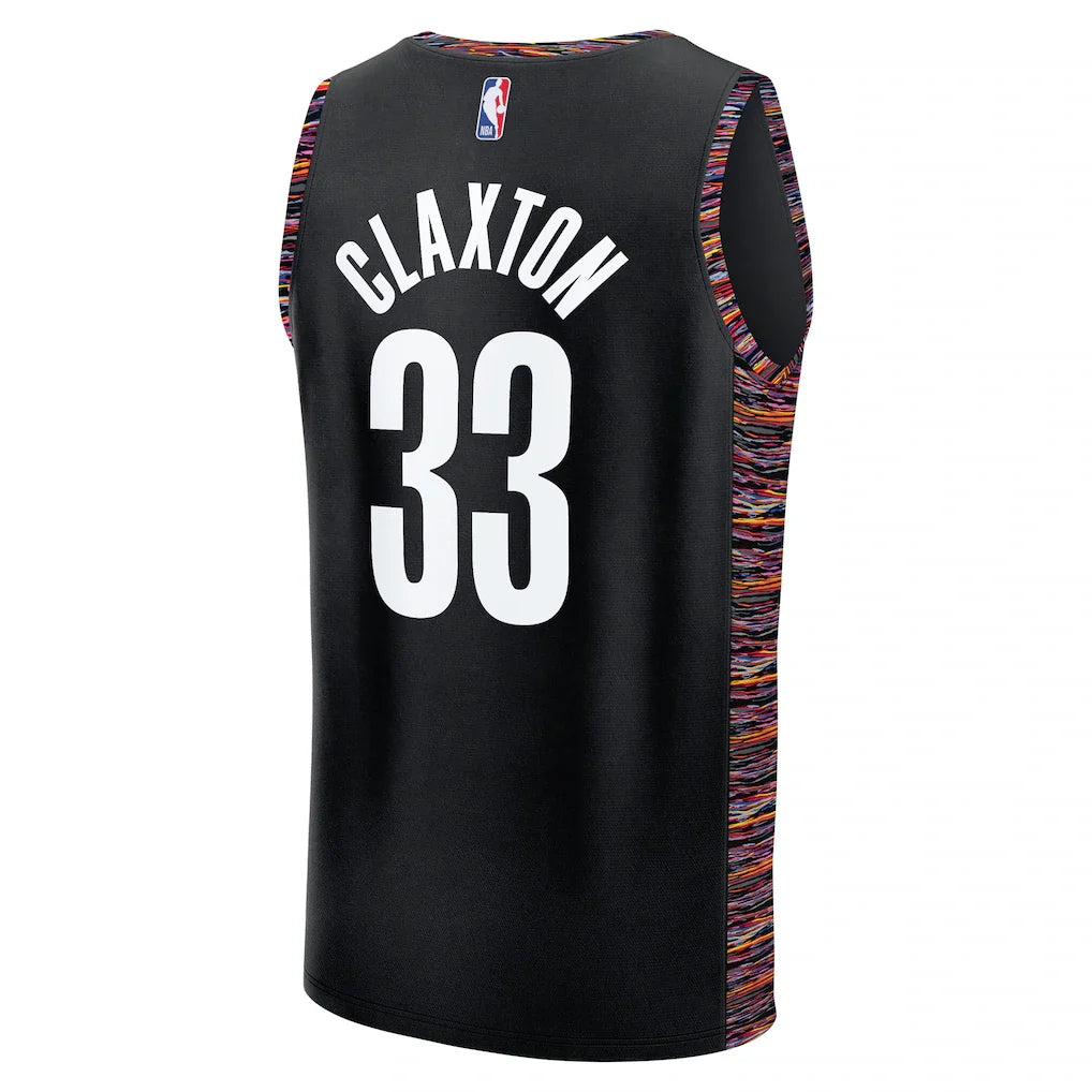 Nic Claxton Brooklyn Nets Fanatics 2025/26 City Edition Fast Break Jersey - Black