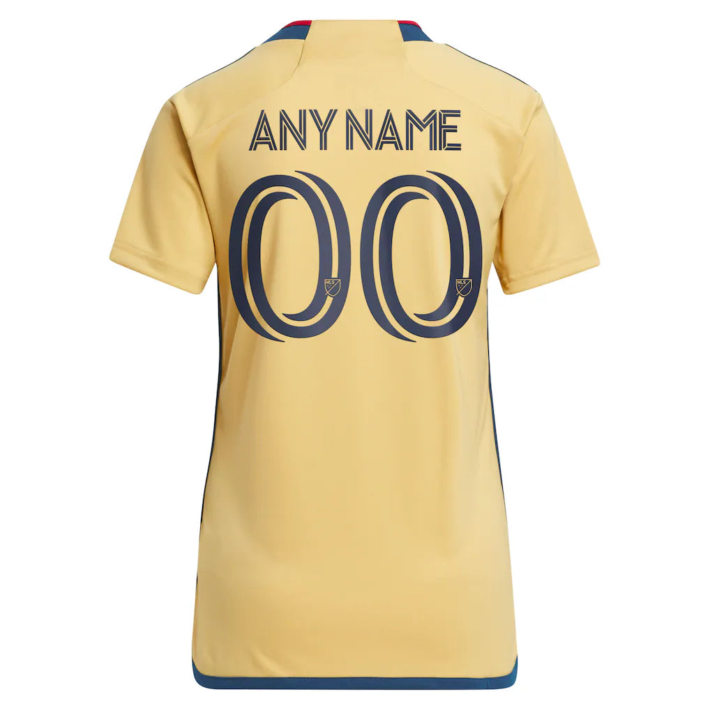 Real Salt Lake adidas Women's 2023 The Beehive State Kit Replica Custom Jersey - Gold