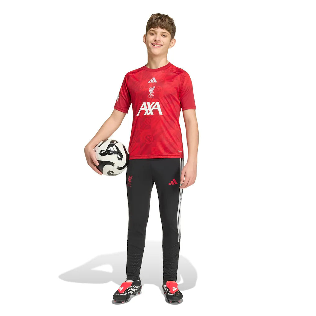 Liverpool adidas Youth 2026 Home Pre-Match Top - Red