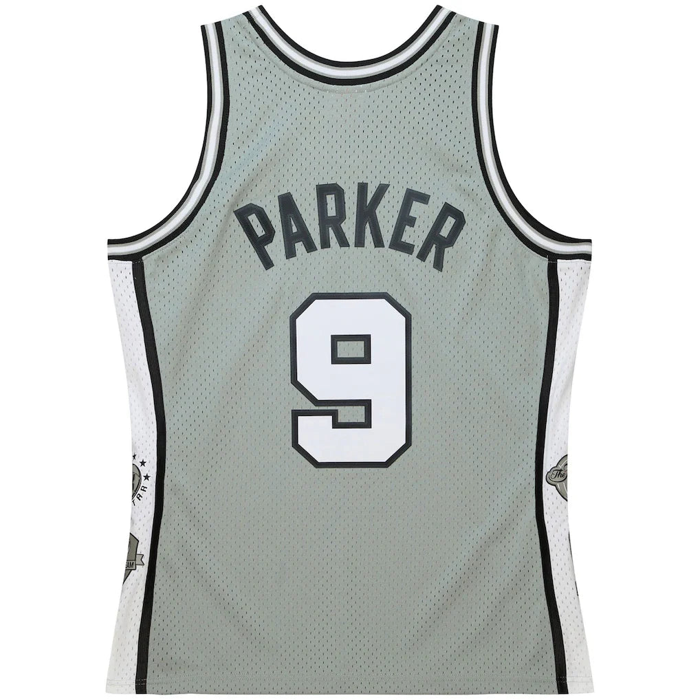 Tony Parker San Antonio Spurs Mitchell & Ness Unisex Hall of Fame Class of 2023 Throwback Swingman Jersey - Gray