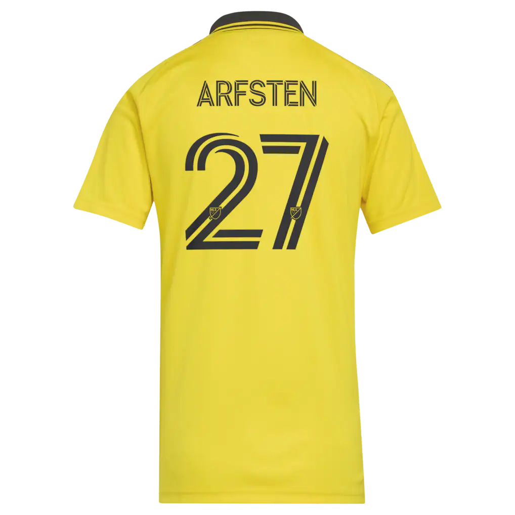 Maximilian Arfsten Columbus Crew adidas Women's 2026 The Crafted for Excellence Kit Replica Jersey - Yellow