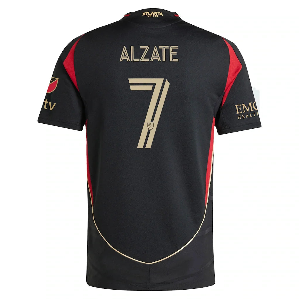 Steven Alzate Atlanta United FC adidas 2025 The Connector On-Field Authentic Jersey – Black