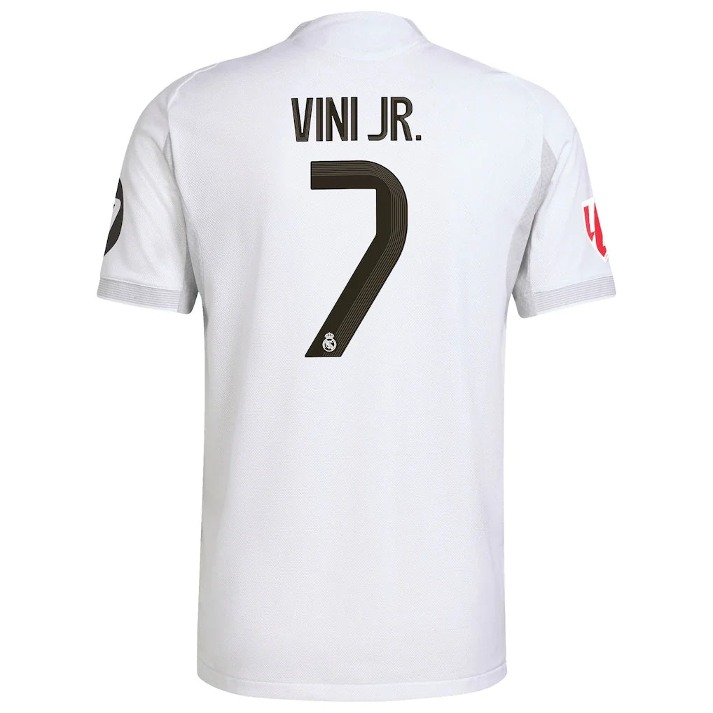 Vini Jr. Real Madrid adidas 2025/26 Home Authentic Jersey - White