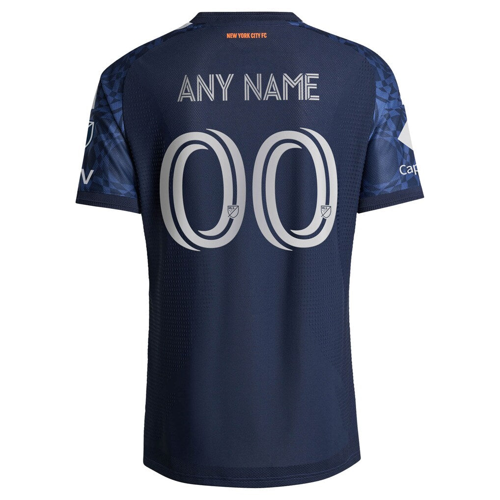 New York City FC adidas 2026 The All Nations Kit On-Field Authentic Patch Custom Jersey - Blue