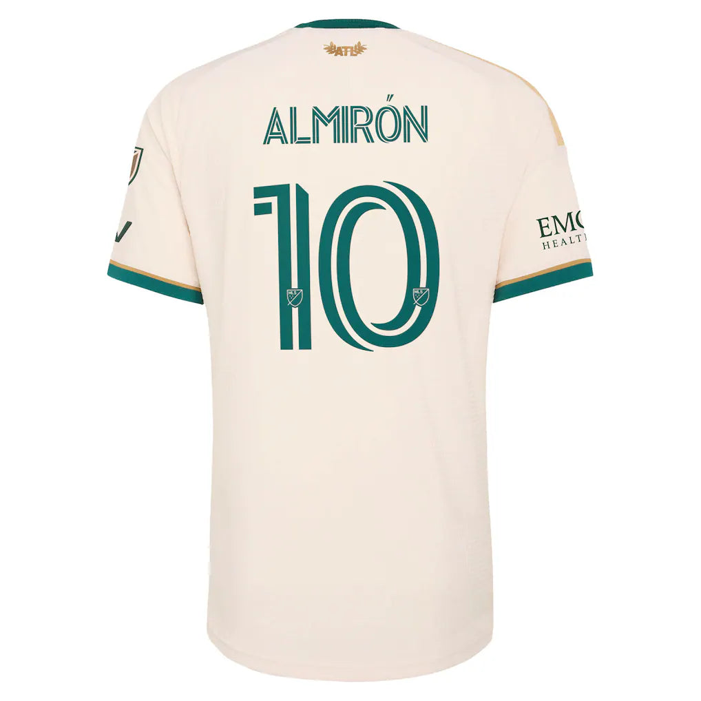 Miguel Almiron Atlanta United FC adidas 2026 Spirit of '96 On-Field Authentic Patch Jersey - Tan