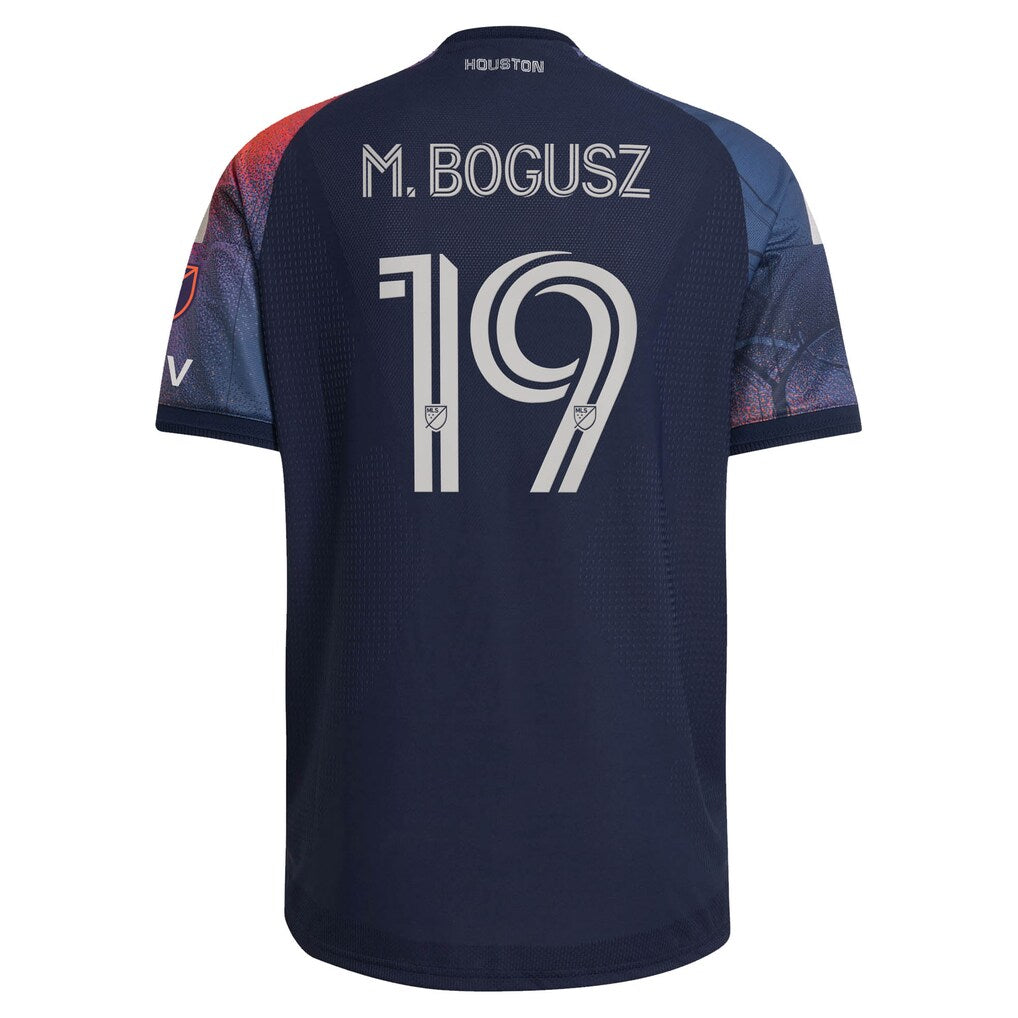 Mateusz Bogusz Houston Dynamo FC adidas 2026 Mission Control On-Field Authentic Patch Jersey - Blue