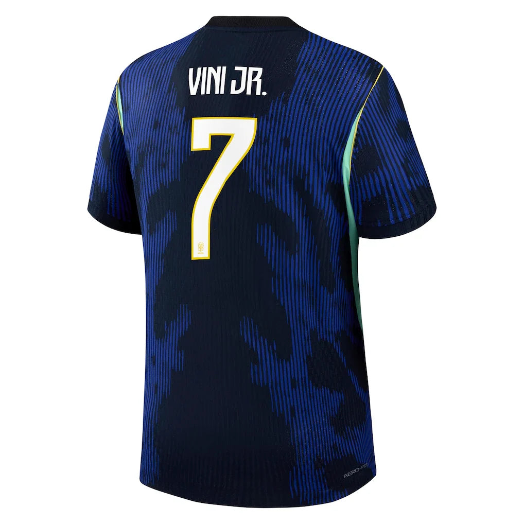 Vinicius Junior Brazil National Team Jordan Brand 2026 Away Match Authentic Jersey - Blue