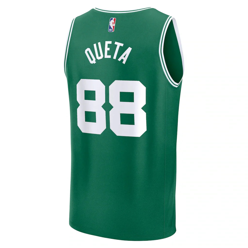 Neemias Queta Boston Celtics Fanatics Fast Break Replica Player Jersey - Icon Edition - Kelly Green