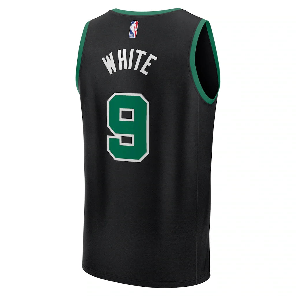Derrick White Boston Celtics Fanatics Fast Break Replica Player Jersey - Statement Edition - Black
