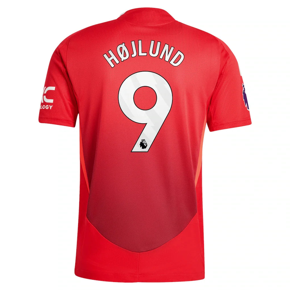 Rasmus Højlund Manchester United adidas 2024/25 Home Authentic Player Jersey - Red