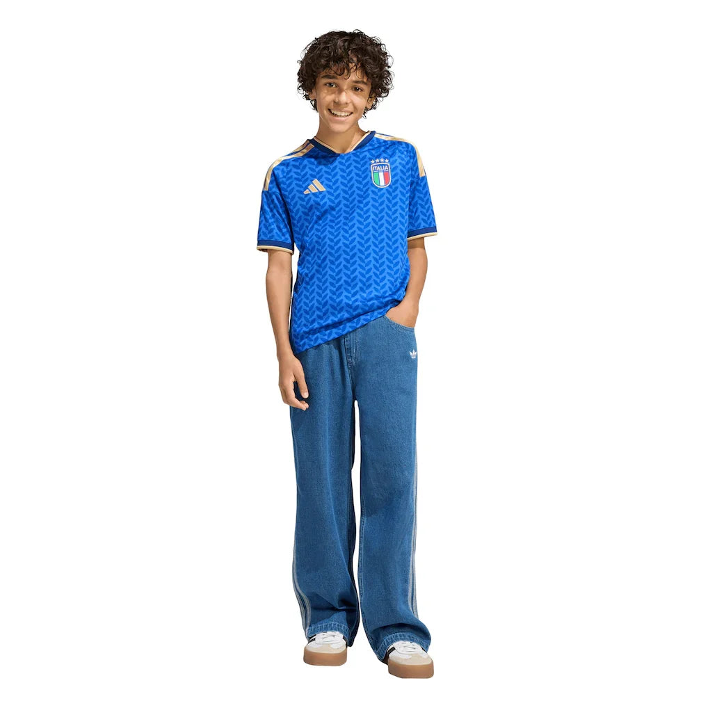 Italy National Team adidas Youth 2026 Home Replica Jersey - Blue