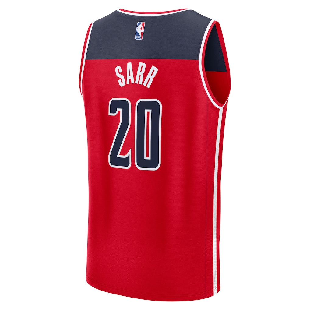 Alex Sarr Washington Wizards Fanatics Fast Break Replica Jersey - Icon Edition - Red