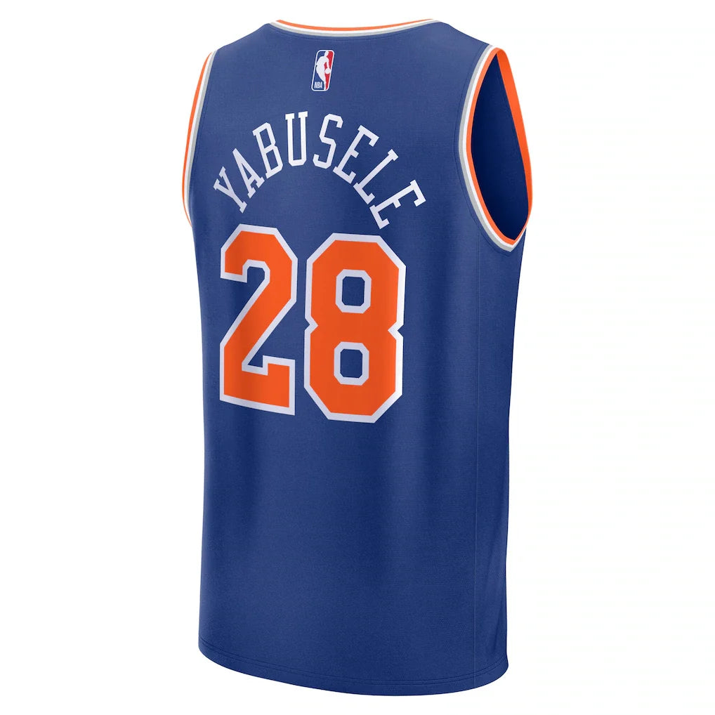 Guerschon Yabusele New York Knicks Fanatics Fast Break Replica Player Jersey - Icon Edition - Blue