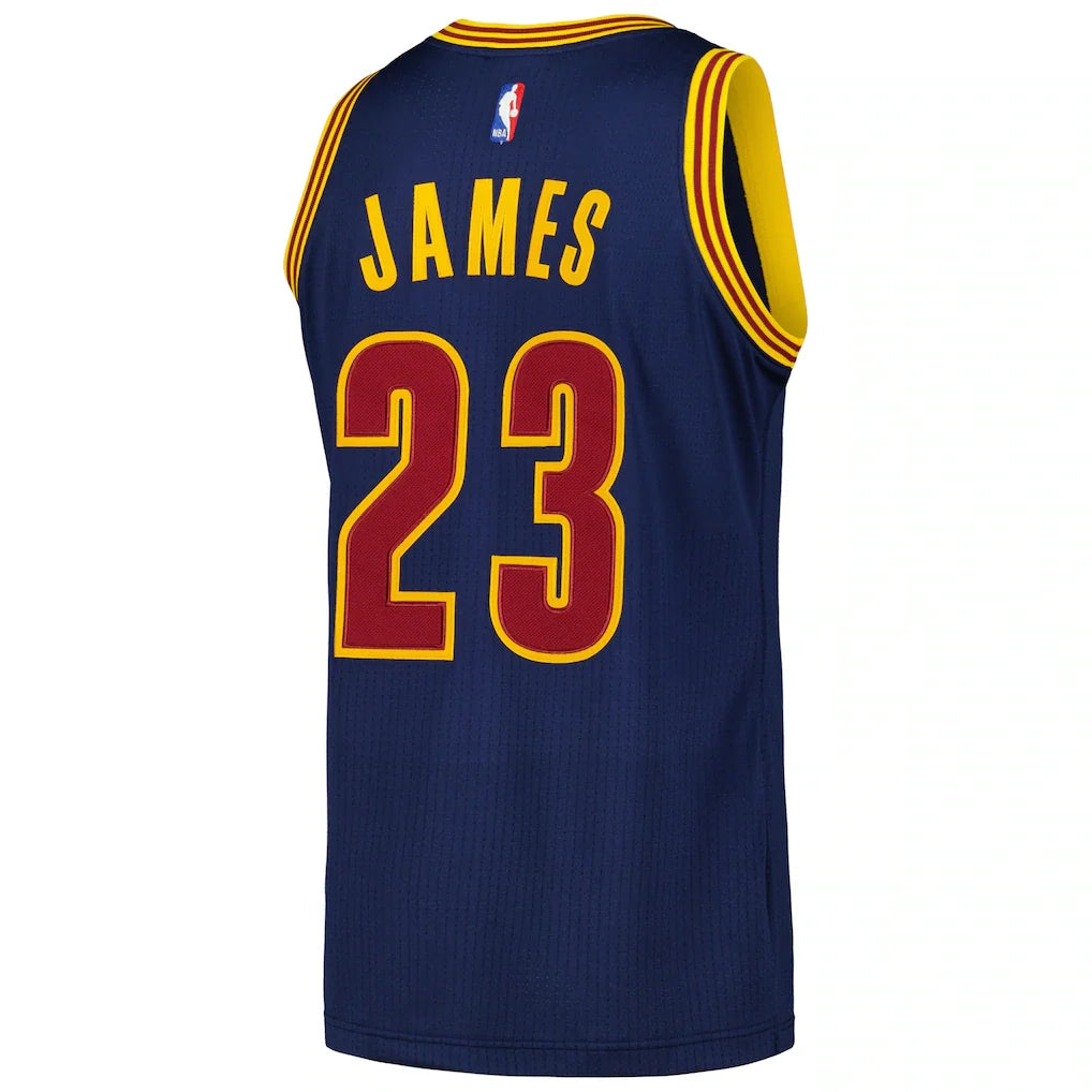 LeBron James Cleveland Cavaliers Mitchell & Ness 2015/16 Hardwood Classics Authentic Jersey - Navy