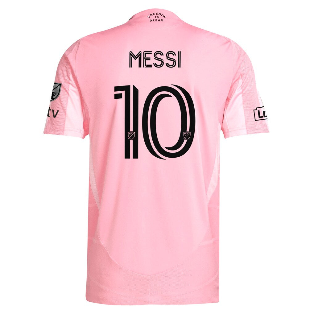 Lionel Messi Inter Miami CF adidas 2025 Euforia Authentic On-Field Jersey - Pink