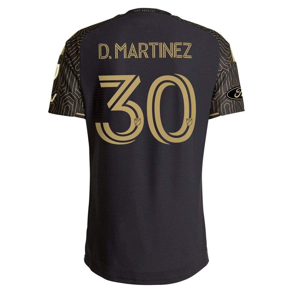 David Martínez LAFC adidas 2026 2026 Primary Kit On-Field Authentic Patch Jersey - Black