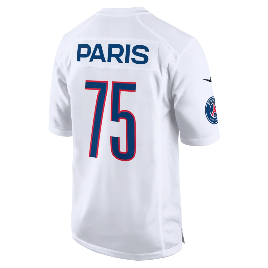 Paris Saint-Germain Nike 2025 Soccer x NFL Game Jersey - White
