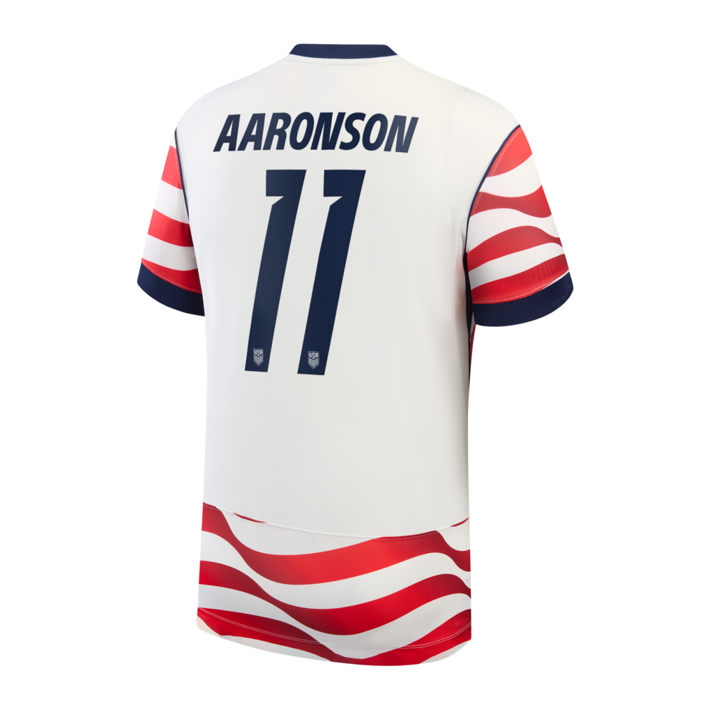 Brenden Aaronson USMNT Nike 2026 Home Stadium Replica Jersey - White