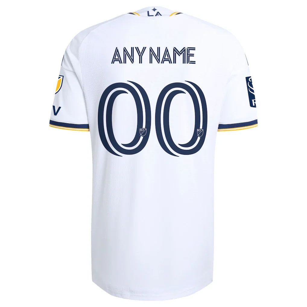 LA Galaxy adidas 2026 The VeloCITY Kit On-Field Authentic Patch Custom Jersey - White