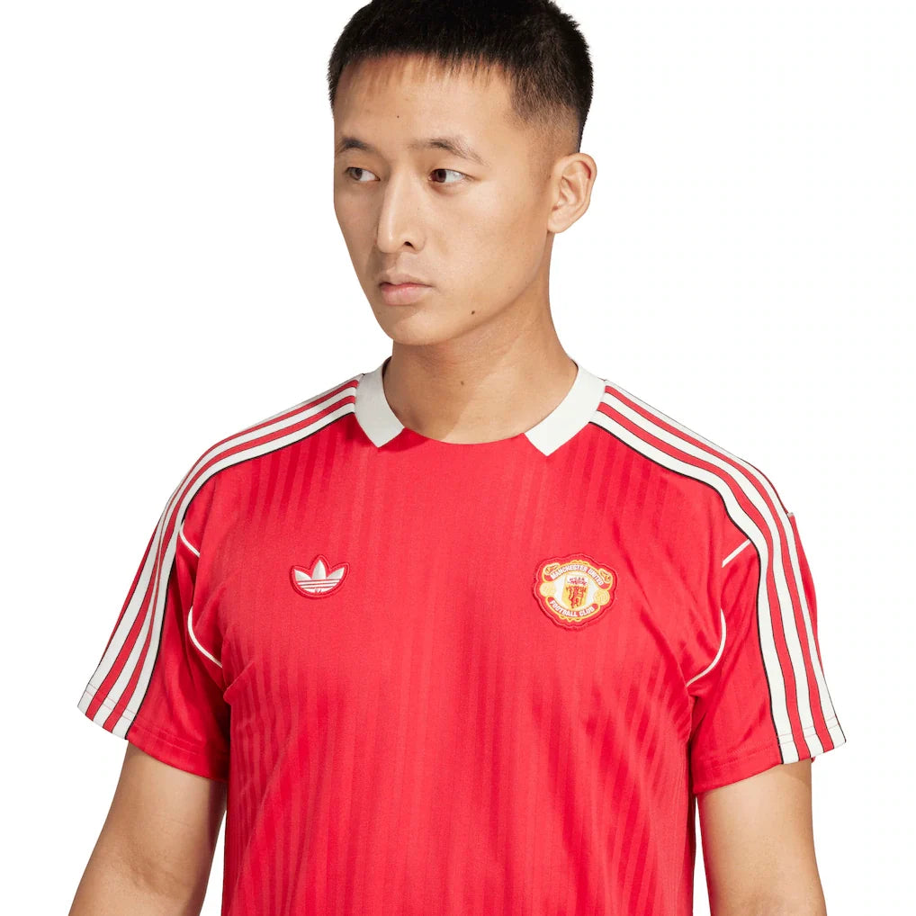 Manchester United adidas Originals Terrace Icons Collection Fashion Jersey - Red