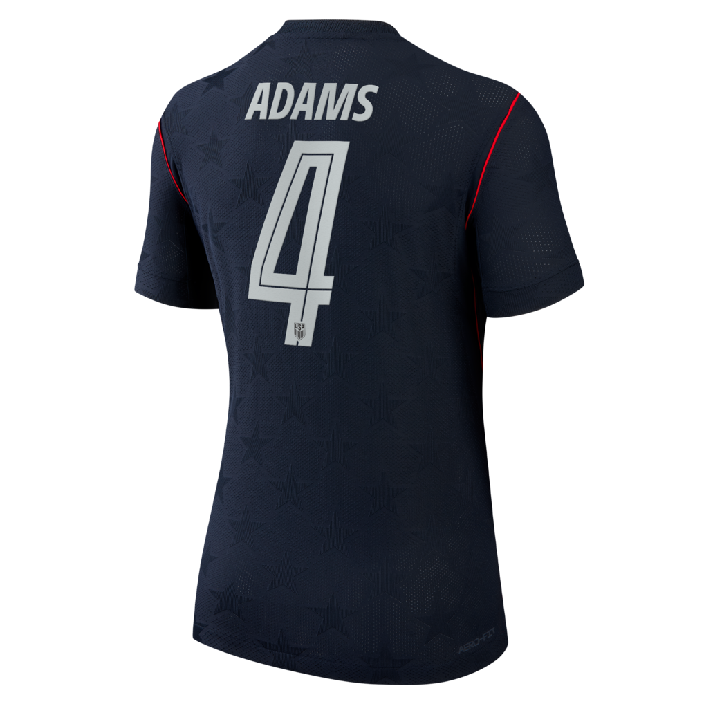 Tyler Adams USMNT Nike Women's 2026 Away Match Authentic Jersey - Blue